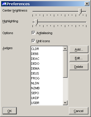 Preferences Dialog