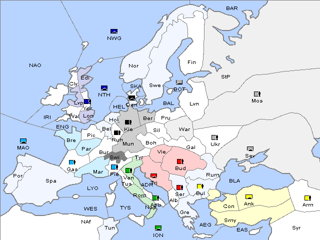 Map Fall 1901 Movement