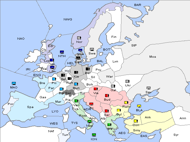 Map Fall 1902 Movement