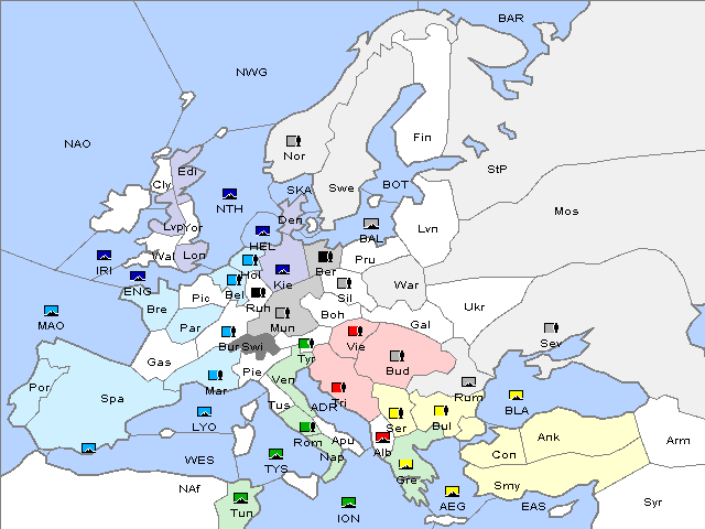 Map Fall 1904 Movement
