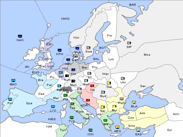 Map Fall 1905 Movement