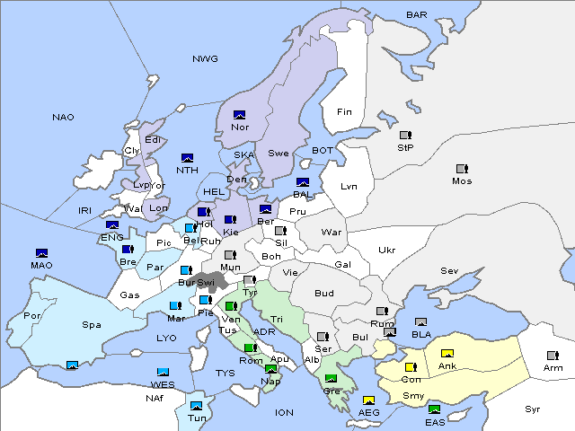 Map Fall 1908 Movement