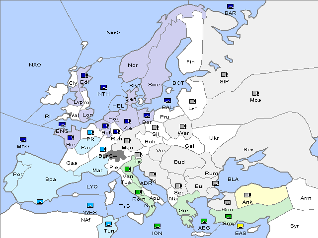 Map Fall 1909 Movement