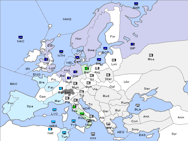 Map Fall 1913 Movement