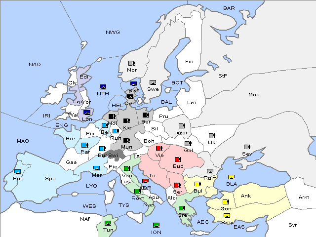 Map Spring 1903 Movement