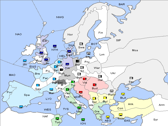 Map Spring 1904 Movement