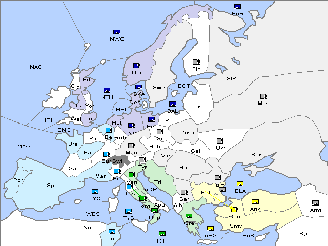 Map Spring 1907 Retreat
