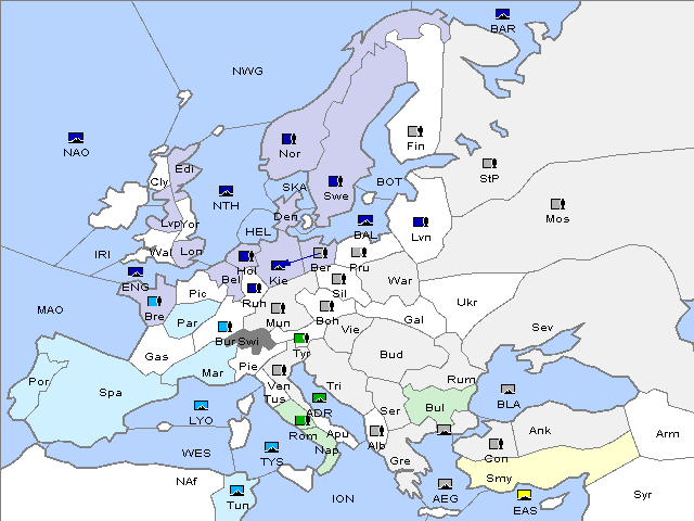 Map Spring 1910 Retreat