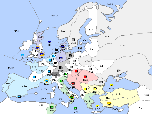 Map Winter 1903 Adjustment