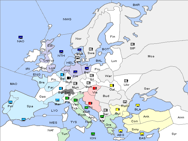 Map Winter 1905 Adjustment