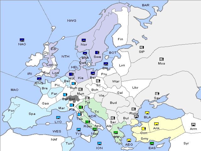 Map Winter 1907 Adjustment