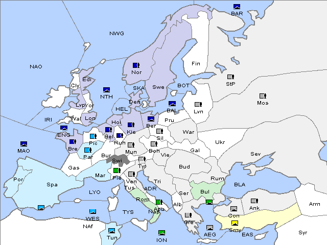 Map Winter 1909 Adjustment