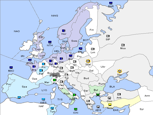Map Winter 1909 Adjustment
