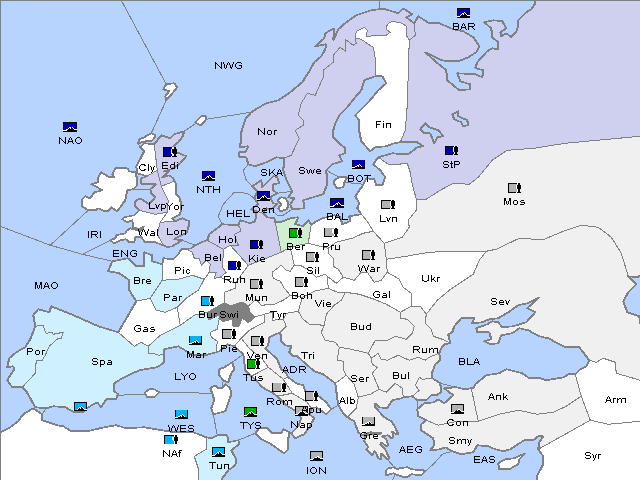Map Winter 1913 Adjustment