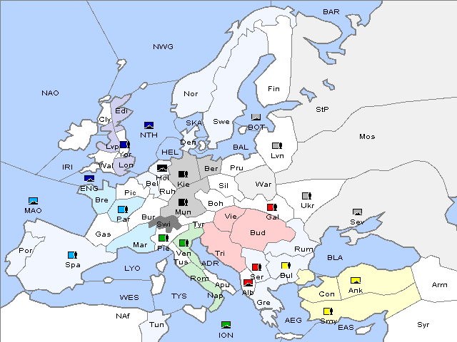 Map Fall 1901 Movement