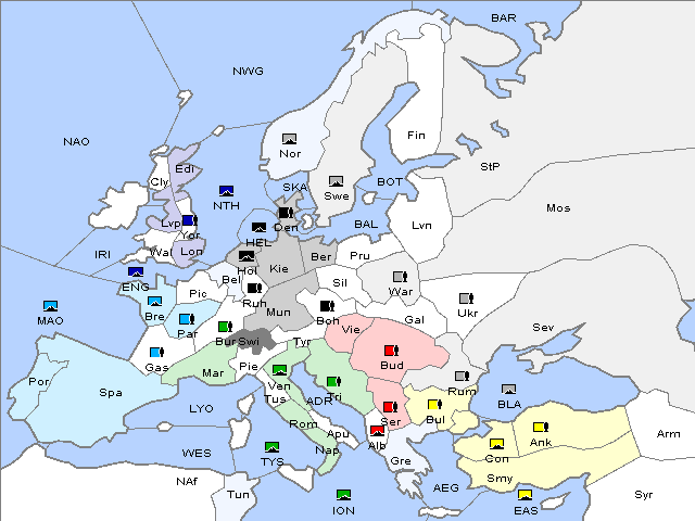 Map Fall 1902 Movement