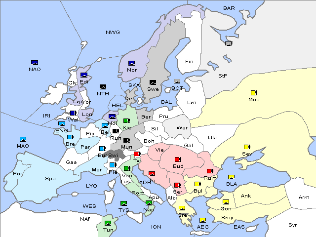 Map Spring 1905 Movement