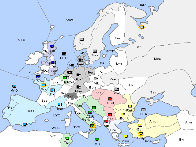 Map Winter 1902 Adjustment
