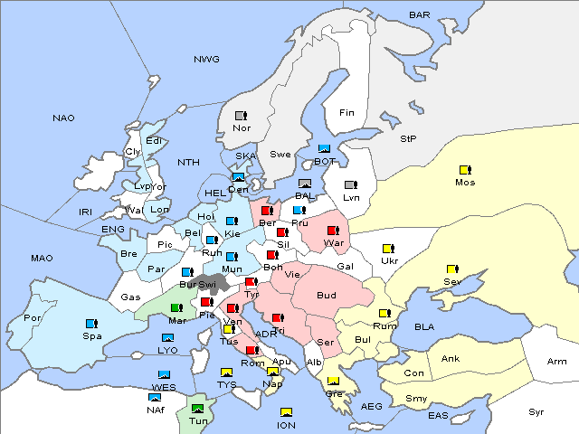 Map Winter 1911 Adjustment