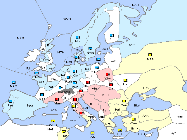 Map Winter 1918 Adjustment