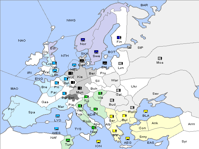 Map Fall 1905 Movement