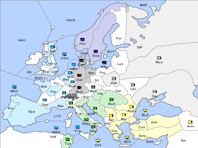Map Fall 1906 Movement
