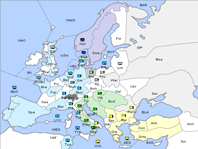 Map Fall 1909 Movement