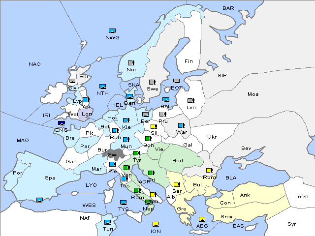 Map Fall 1911 Movement