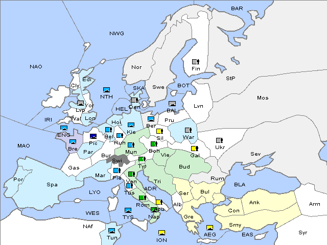 Map Fall 1912 Retreat