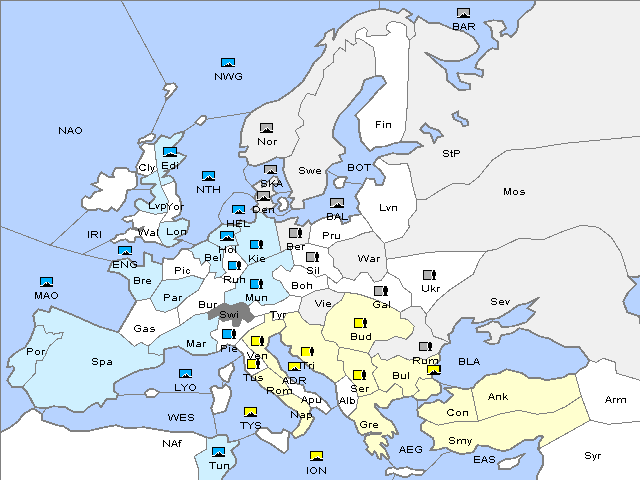 Map Fall 1922 Movement