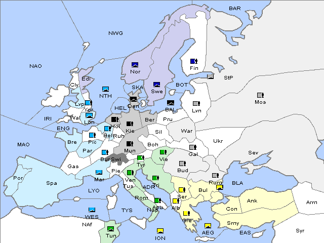 Map Spring 1905 Movement