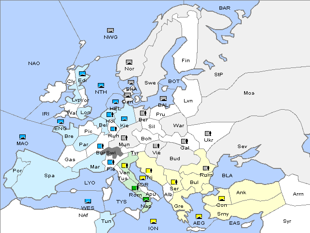 Map Spring 1920 Retreat