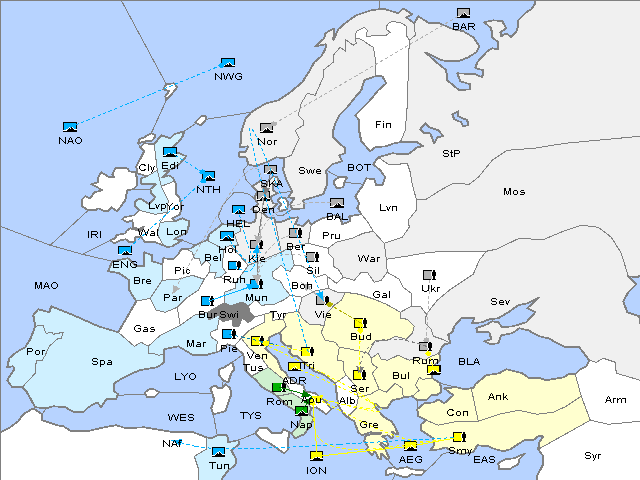 Map Spring 1921 Movement
