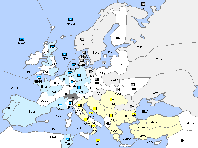 Map Spring 1922 Movement