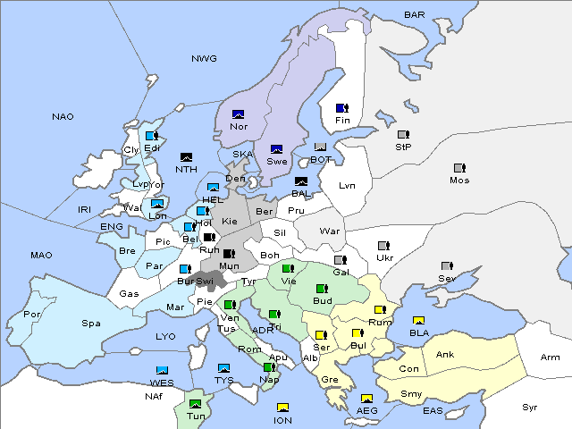 Map Winter 1905 Adjustment