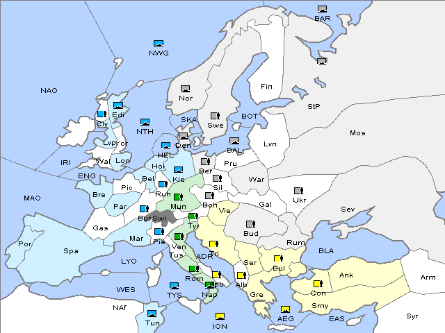 Map Winter 1916 Adjustment