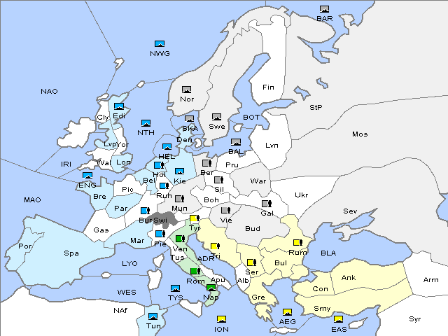 Map Winter 1918 Adjustment