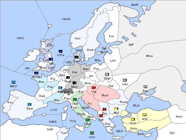 Map Fall 1901 Movement