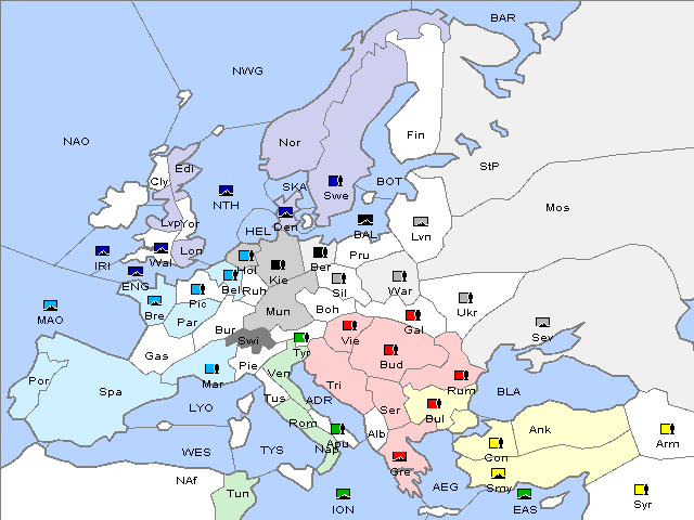 Map Fall 1903 Movement