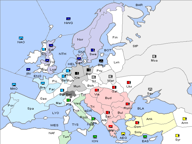 Map Fall 1904 Movement