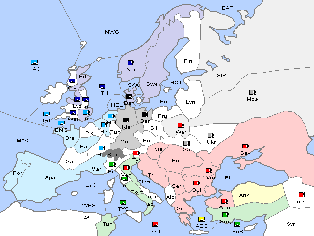 Map Fall 1905 Movement