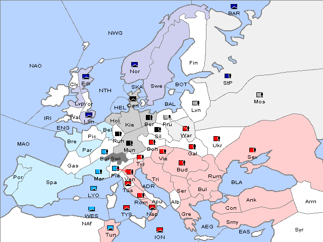 Map Fall 1909 Retreat
