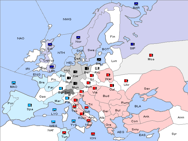 Map Fall 1910 Movement