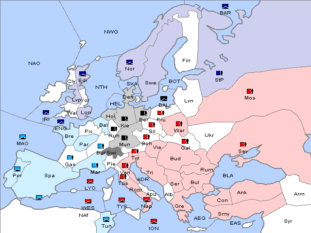 Map Fall 1911 Movement