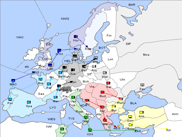 Map Spring 1902 Movement