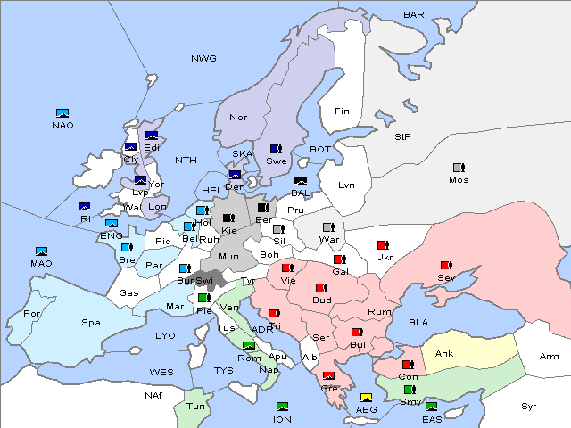 Map Spring 1905 Movement