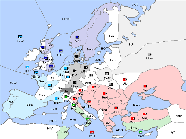 Map Spring 1906 Movement