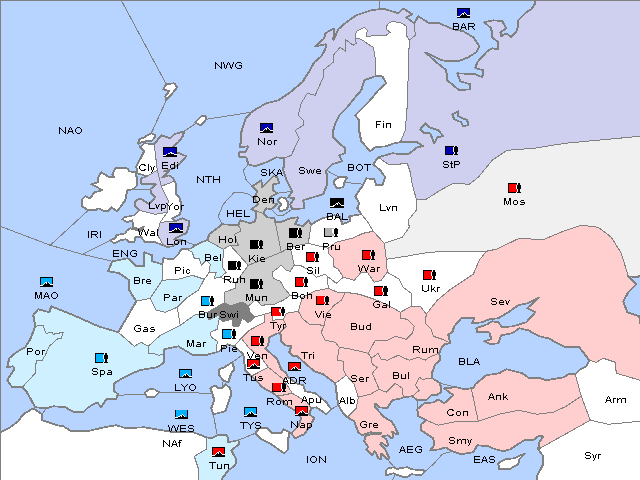 Map Spring 1910 Retreat