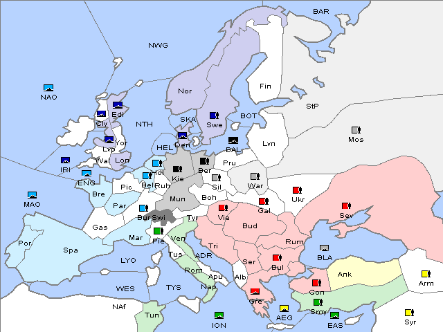 Map Winter 1904 Adjustment