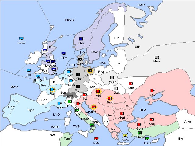 Map Winter 1905 Adjustment